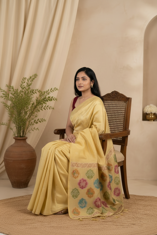Premium Malabar Linen Saree for Women | Lightweight & Elegant